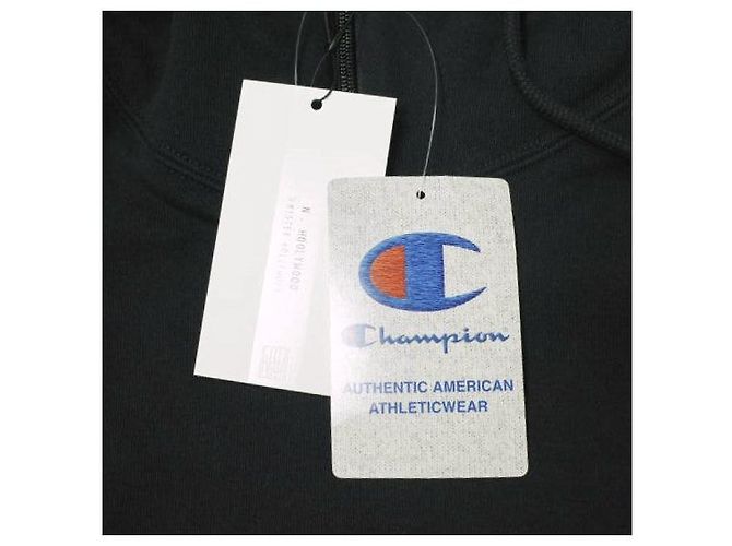 Autre Marque N.HOOLYWOOD × Champion SUDADERA CON CUELLO ALTO Sudadera De Mezcla De Algodón Negro - vista 4