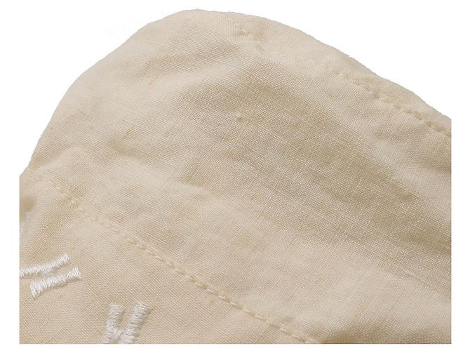 Hut aus Leinen von Hermès Braun Beige - Ansicht 5