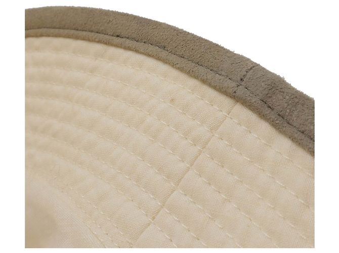 Hut aus Leinen von Hermès Braun Beige - Ansicht 6