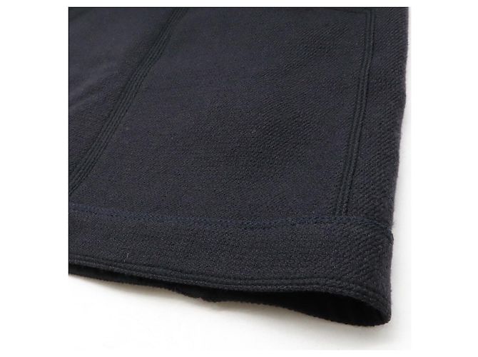 Louis Vuitton Monogram Woll-Mohair Kleid Blau Marineblau - Ansicht 5