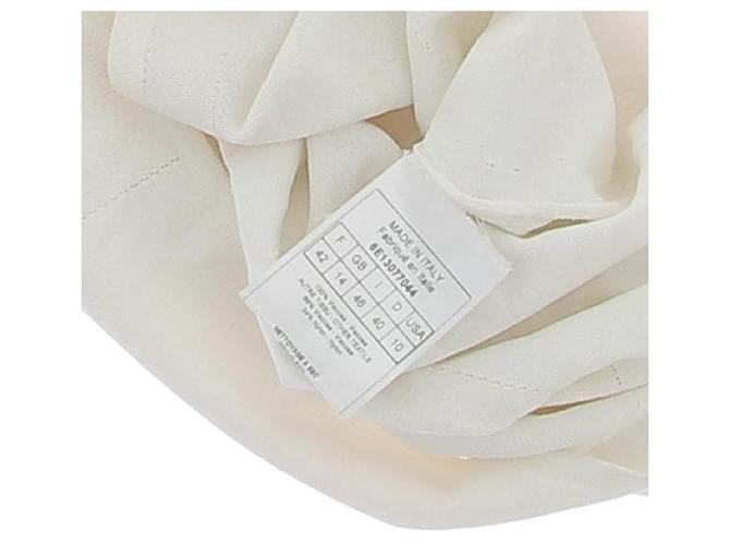 Christian Dior Cardigan blanc avec de la dentelle Beige - vue 6