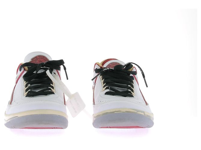 Off White Sneakers "Jordan 2 Low rétro SP" bianche e rosse Bianco - vista 4