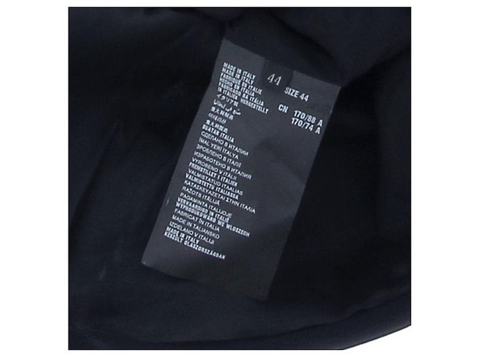 Prada Abito nero con tasche con zip - vista 7