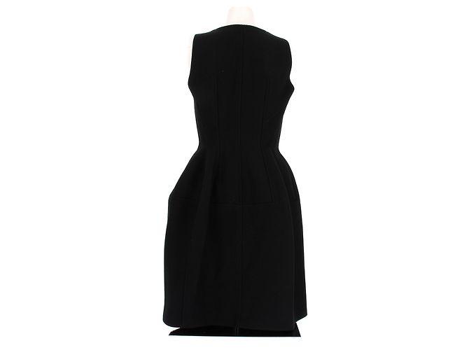 Abito Alaïa in lana nero e marrone - vista 2