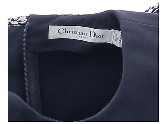 Vestido Dior azul marino de algodón talla 42 - vista 6