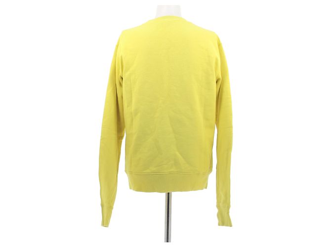 Golden Goose Gelbes Sweatshirt mit Stickereien - Ansicht 2