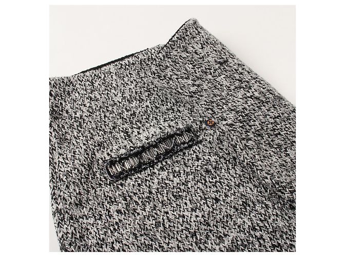 Louis Vuitton Rock aus Baumwolle und Wolle Grau - Ansicht 10