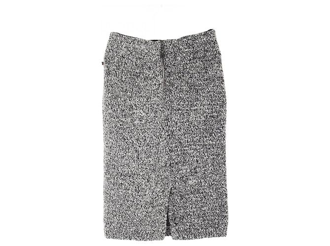 Louis Vuitton Rock aus Baumwolle und Wolle Grau - Ansicht 2