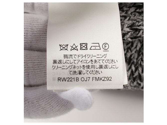 Louis Vuitton Rock aus Baumwolle und Wolle Grau - Ansicht 7