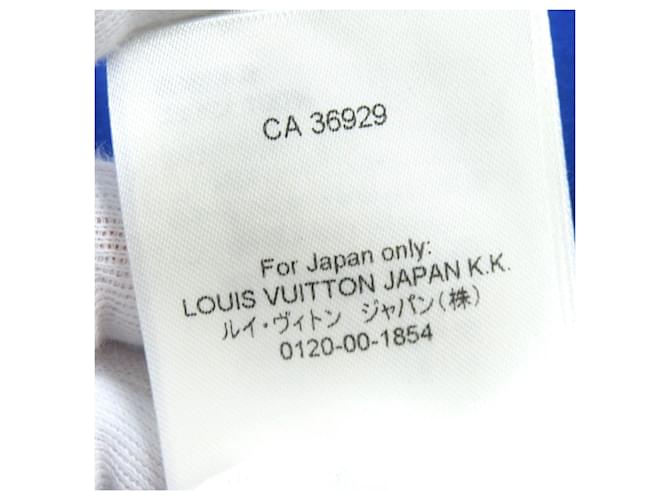 Strickpullover mit Diamant-Damier-Druck Louis Vuitton M Blau Orange - Ansicht 9