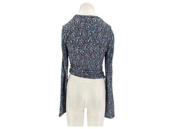 Top estampado Jazzy Isabel Marant Etoile azul de viscosa talla 36 - vista 2
