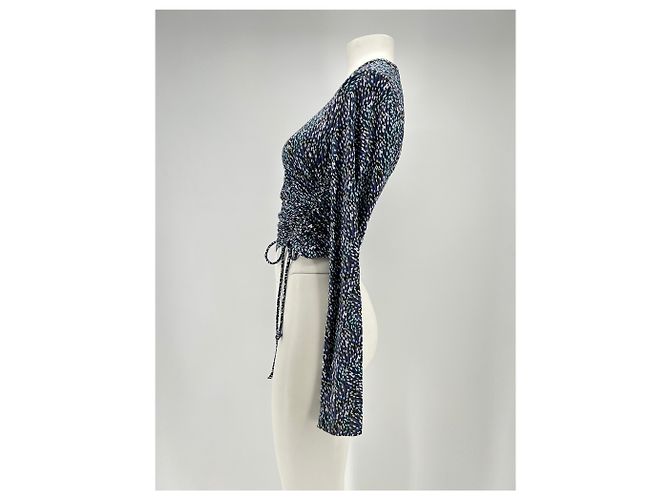 Top estampado Jazzy Isabel Marant Etoile azul de viscosa talla 36 - vista 3