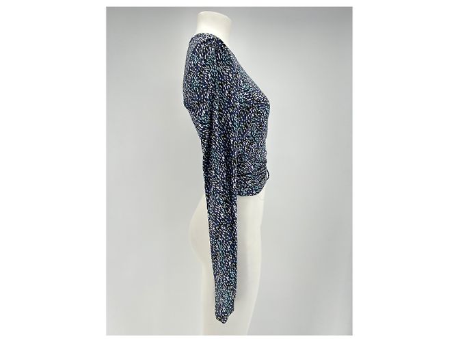 Top estampado Jazzy Isabel Marant Etoile azul de viscosa talla 36 - vista 4