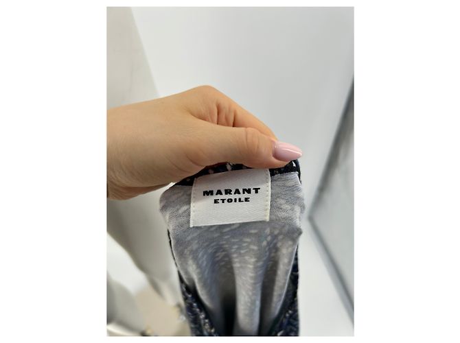 Top estampado Jazzy Isabel Marant Etoile azul de viscosa talla 36 - vista 5