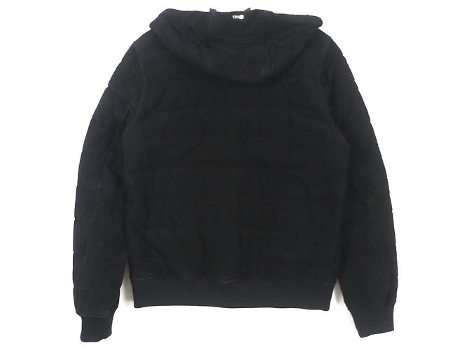 & Other Stories Chaqueta con capucha de cuero de cabra y algodón HERNO negra 44 Negro - vista 3