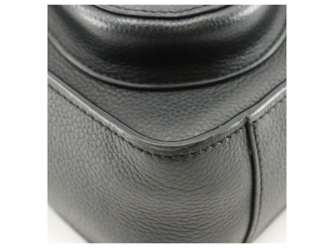 Bolso mini tote Dior Saddle de piel 2 en 1 Negro - vista 4