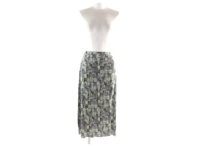 Falda larga plisada Issey Miyake PP41-JG934 Multicolor - vista 2