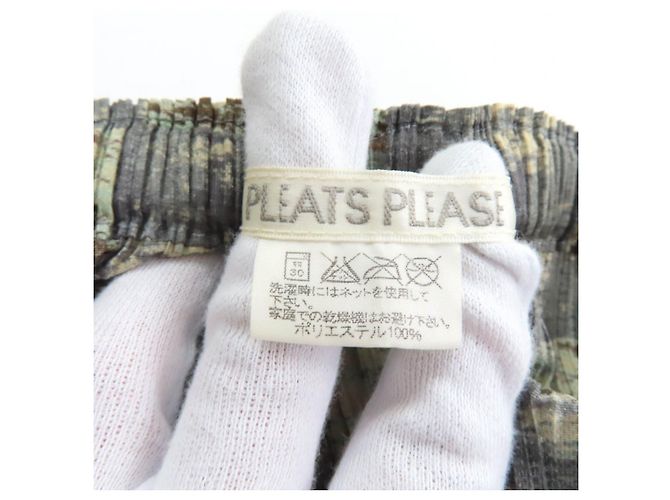 Falda larga plisada Issey Miyake PP41-JG934 Multicolor - vista 5
