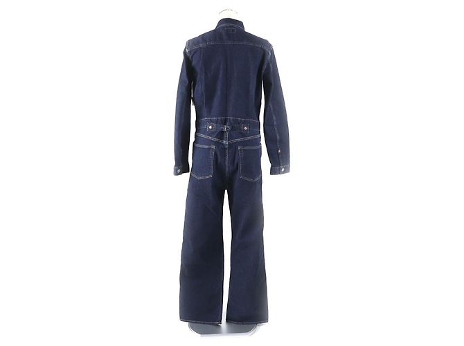 & Other Stories Macacão de denim de algodão e poliuretano para mulheres RRL Azul - vista 3