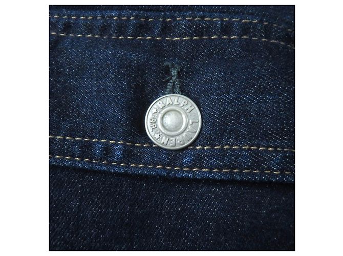 & Other Stories Macacão de denim de algodão e poliuretano para mulheres RRL Azul - vista 6