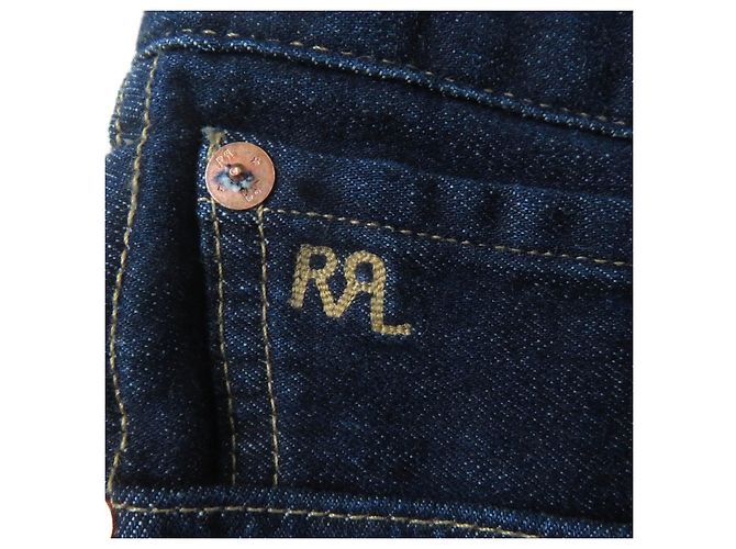 & Other Stories Macacão de denim de algodão e poliuretano para mulheres RRL Azul - vista 7