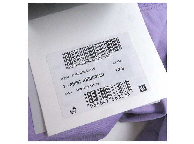 Camiseta de algodón Moncler Genius morada S Púrpura - vista 13