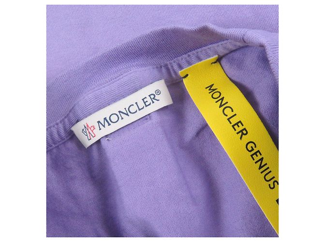 Camiseta de algodón Moncler Genius morada S Púrpura - vista 6