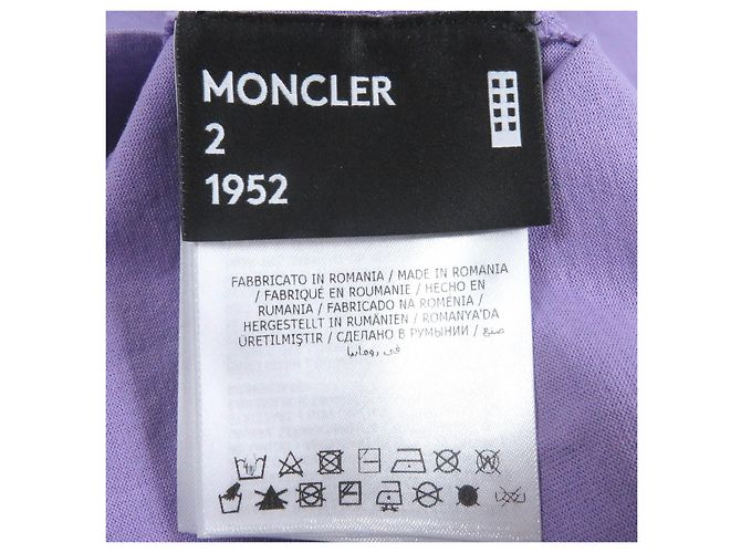 Camiseta de algodón Moncler Genius morada S Púrpura - vista 7