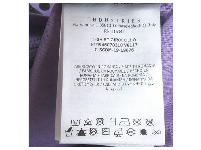 Camiseta de algodón Moncler Genius morada S Púrpura - vista 8