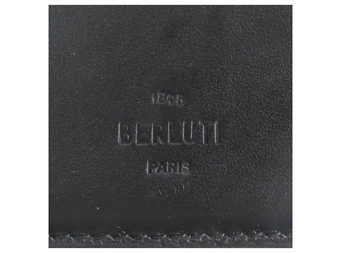 Cartera de cuero Berluti Scrit Calligraphy Castaño - vista 8