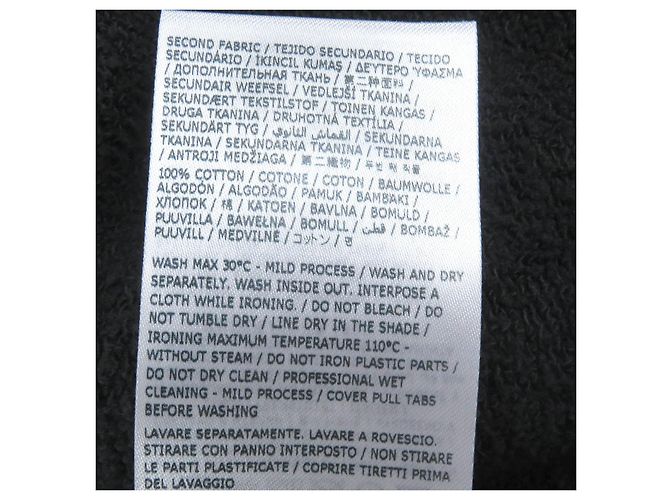Autre Marque Sudadera de algodón oversized Maison Margiela S50HG0045 Negro - vista 11