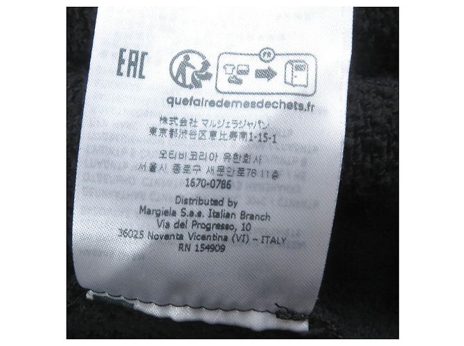 Autre Marque Sudadera de algodón oversized Maison Margiela S50HG0045 Negro - vista 12