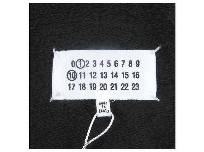 Autre Marque Sudadera de algodón oversized Maison Margiela S50HG0045 Negro - vista 8