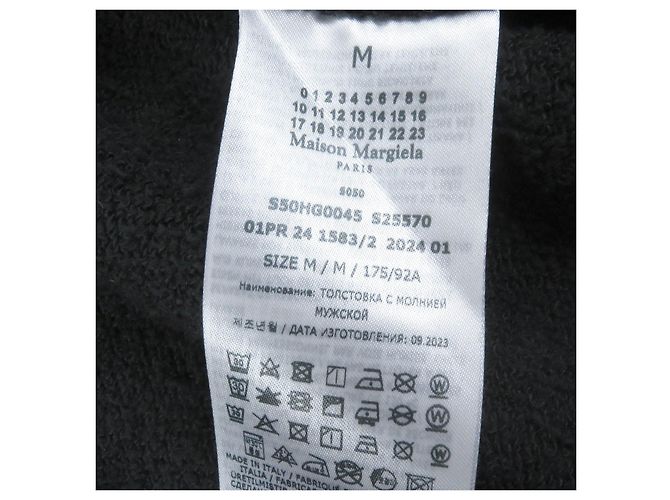 Autre Marque Sudadera de algodón oversized Maison Margiela S50HG0045 Negro - vista 9