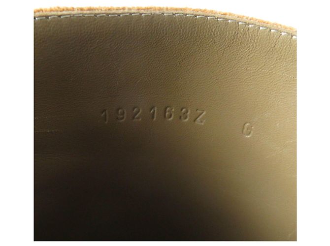 Hermès Stivali in pelle scamosciata al ginocchio Hermes 36 Marrone Marrone chiaro - vista 11