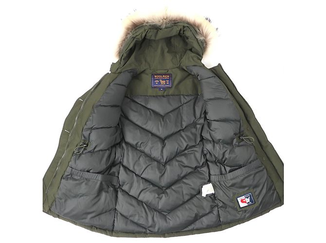 & Other Stories WOOLRICH ARCTIC PARKA DF Daunenjacke XS Grün Khaki - Ansicht 4