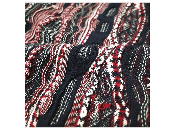 & Other Stories Snood in Lana Jacquard SHIPS JET BLUE Rosso - vista 3