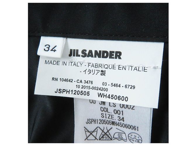Abrigo largo Chester negro Jil Sander 34 mujeres - vista 7