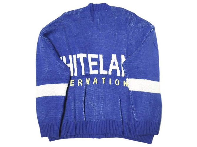 & Other Stories Cardigan azul con el logo de la escuela WHITELAND - vista 2
