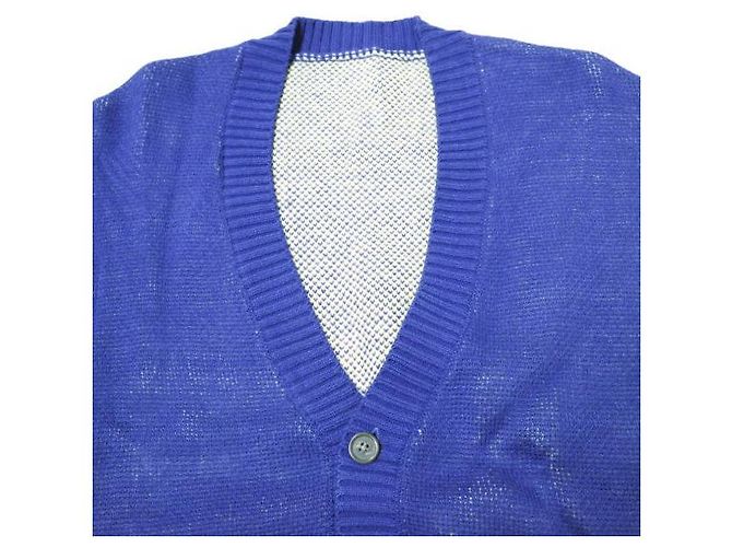 & Other Stories Cardigan azul con el logo de la escuela WHITELAND - vista 4