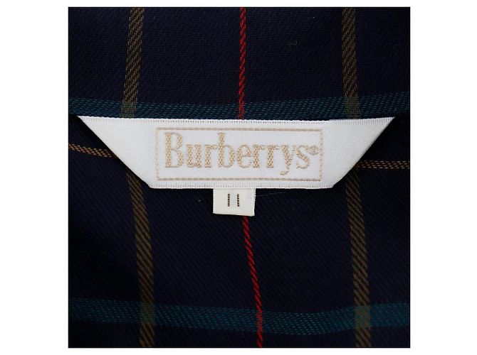 Set camicia e gonna a quadri vintage Burberry Nero - vista 13