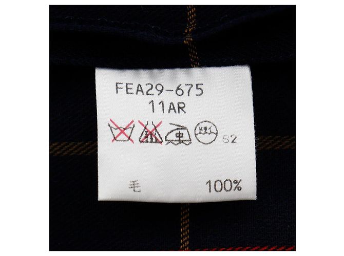 Set camicia e gonna a quadri vintage Burberry Nero - vista 14