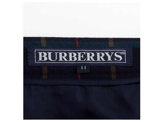 Set camicia e gonna a quadri vintage Burberry Nero - vista 17