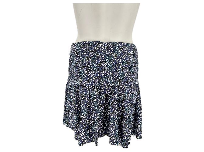 Minifalda Juliany Isabel Marant Etoile azul de viscosa - vue 2