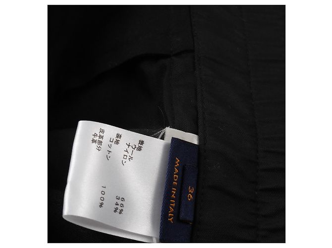 Pantaloni da jogging in lana e nylon Louis Vuitton Nero - vista 8