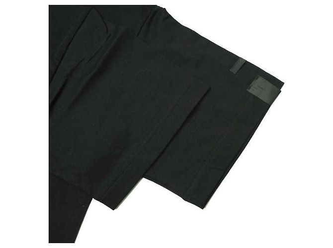 & Other Stories N.HOOLYWOOD COMPILE LINE Garment Dyed Cotton T Shirt Black - view 5