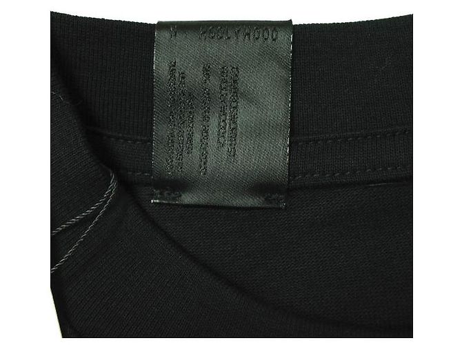 & Other Stories N.HOOLYWOOD COMPILE LINE Garment Dyed Cotton T Shirt Black - view 7