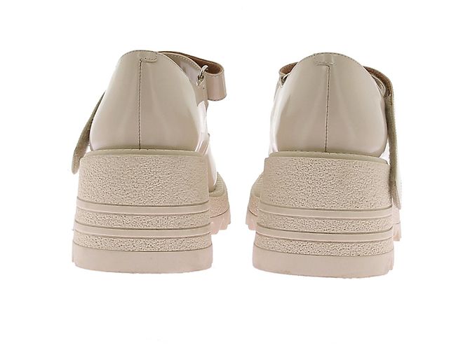Jonak Babies "Dovy" à semelles crantées en cuir glacé écru Beige - view 5