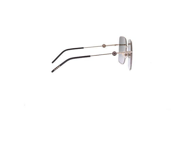 Elie Saab Gafas de sol oversized Dorado - vista 3