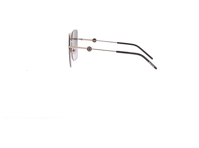 Elie Saab Gafas de sol oversized Dorado - vista 4